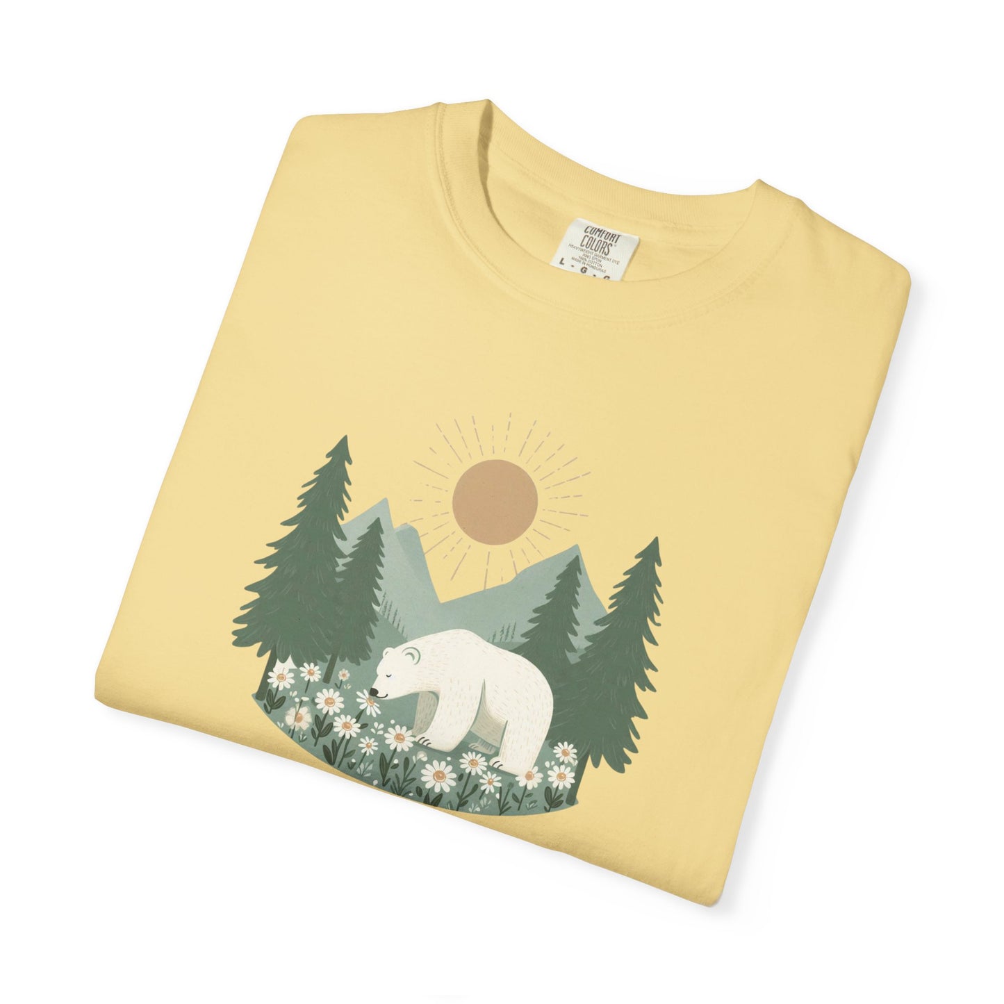 Sunlit Forest Polar Bear Tee