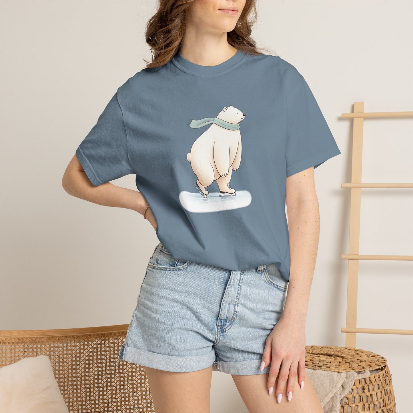Skating Polar Bear Tee