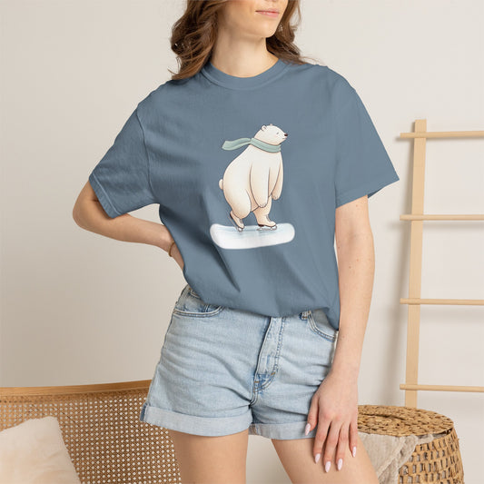 Ice Skating Polar Bear Tee
