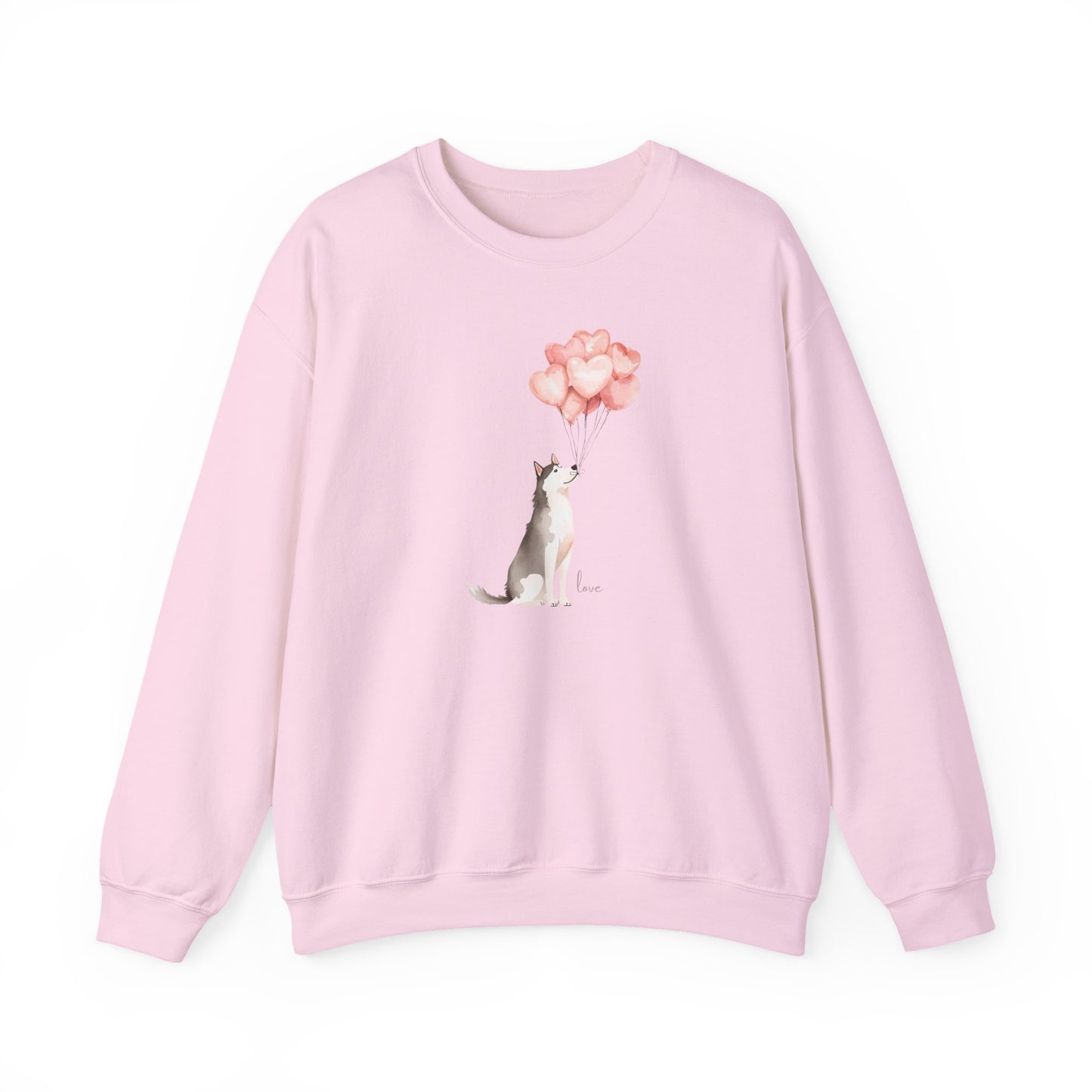 The Infinite Affection Husky Watercolor Art Sweatshirt | Storybook Den