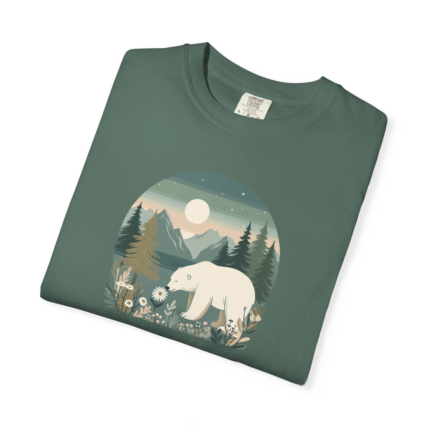 Polar Bear Wilderness Comfort Colors Tee