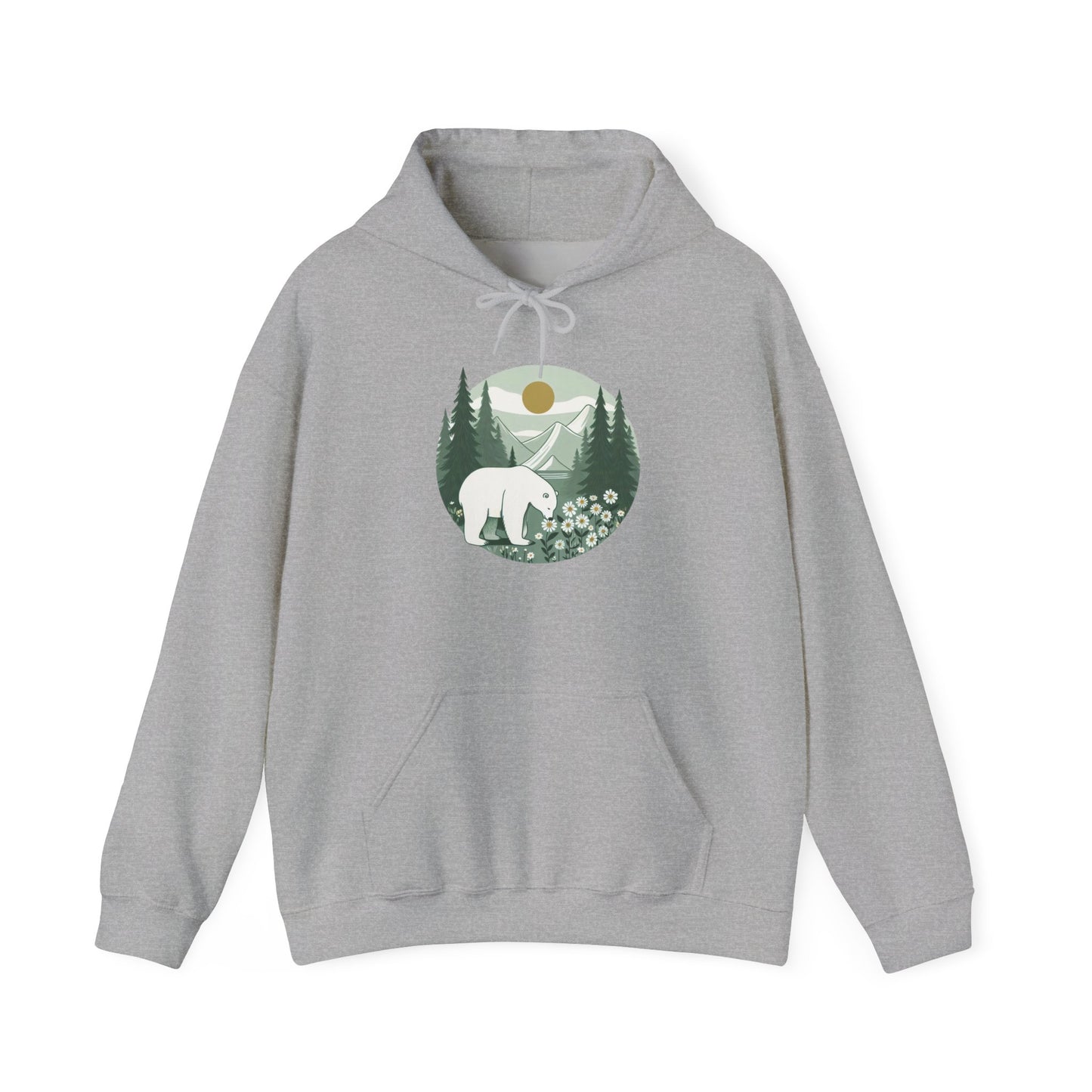 Polar Bear in the Pines Hoodie | Polar Den Edition