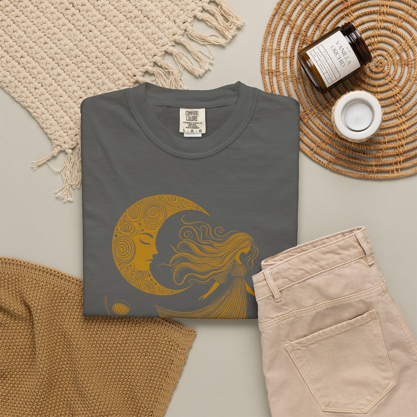 Moonlit Our Fire Was Never Theirs to Extinguish Comfort Colors T-Shirt