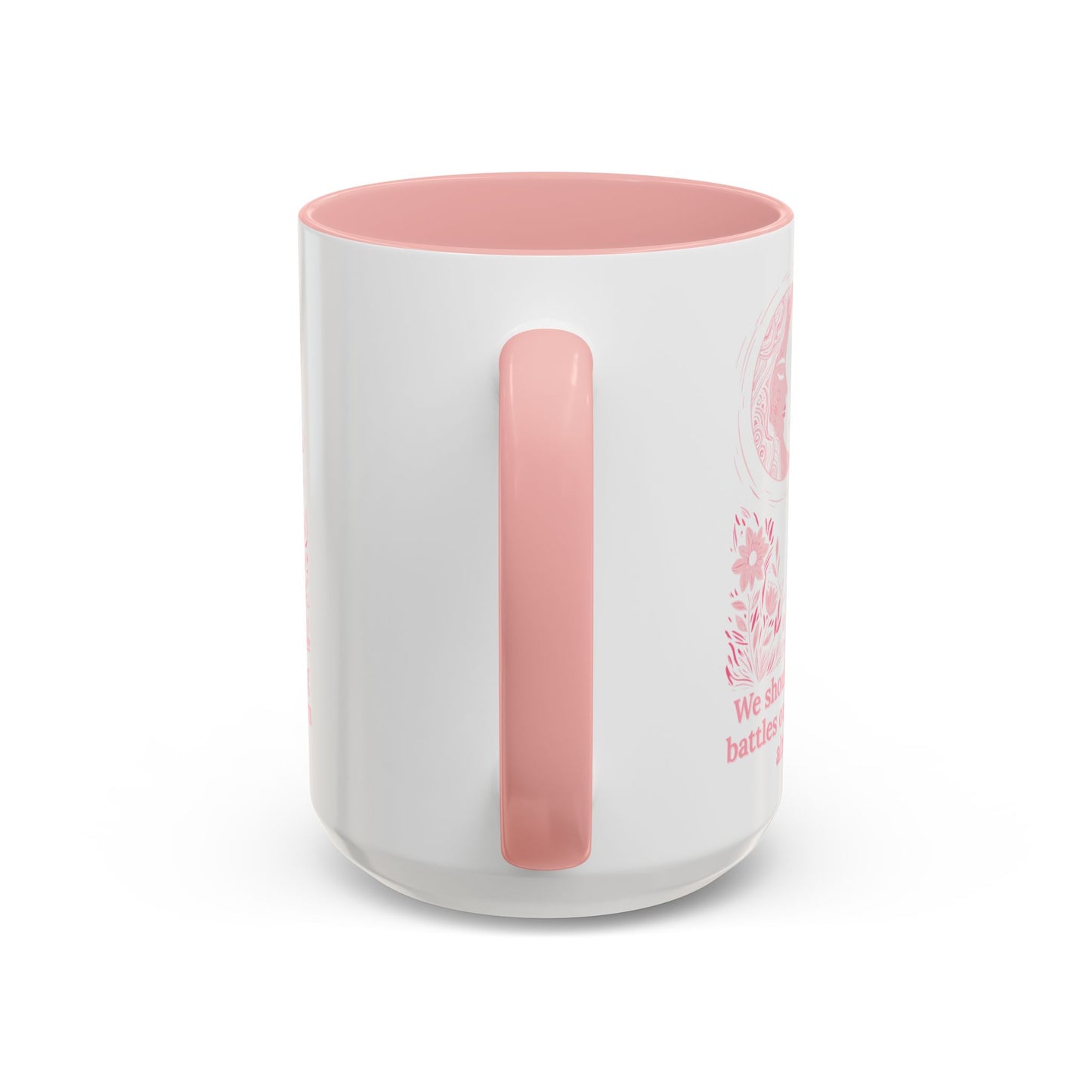 Pink Floral 'Grandmothers Already Won' Accent Coffee Mug