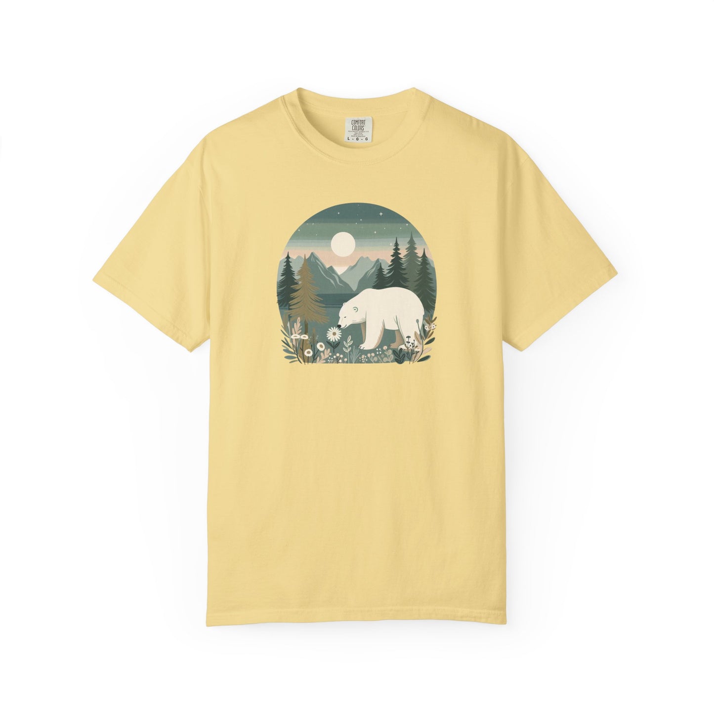 Moonlit Meadow Polar Bear Tee