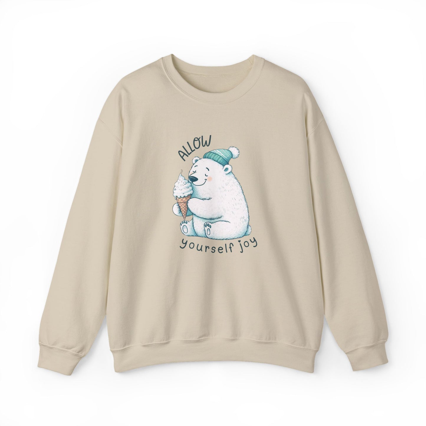 Allow Yourself Joy Polar Bear Sweatshirt