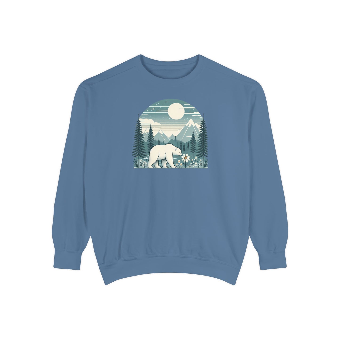Solstice Polar Bear Comfort Colors Sweatshirt