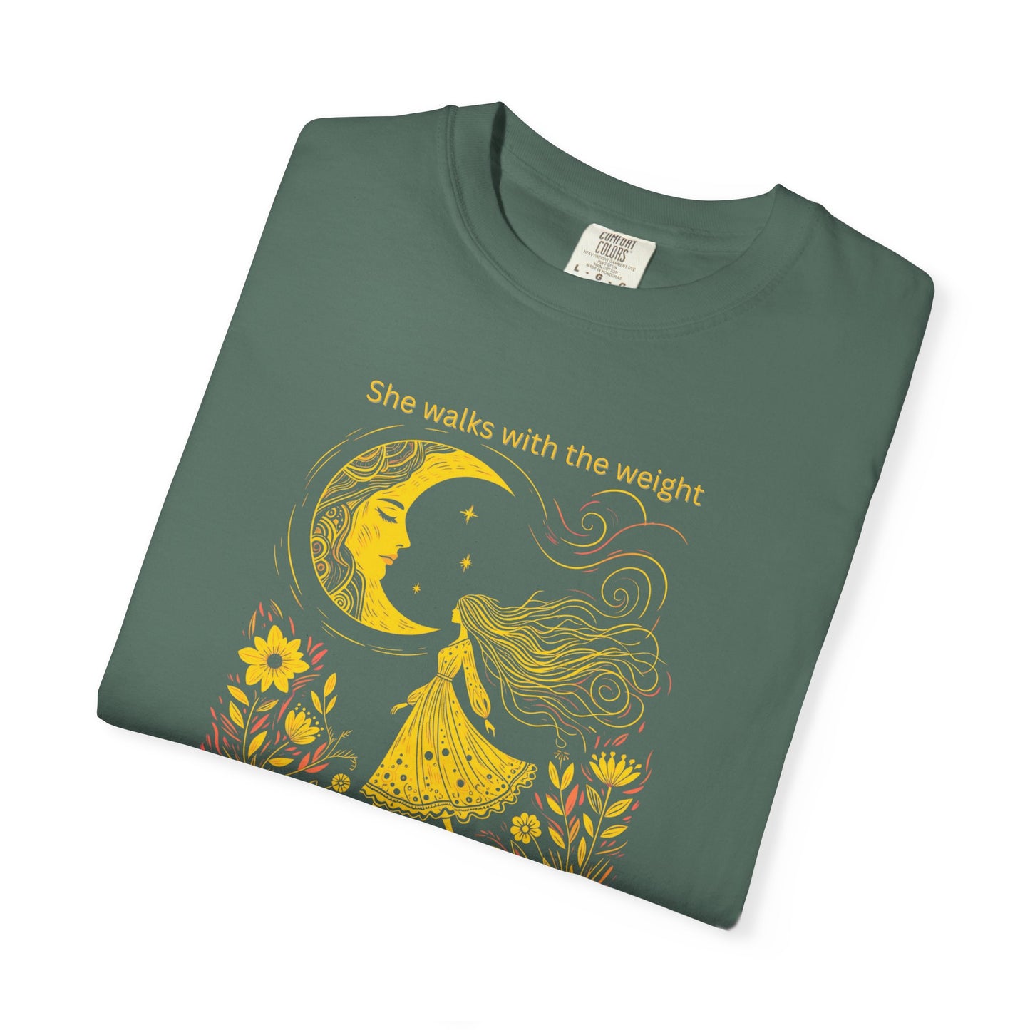 Comfort Colors She Walks With the Weight Tee