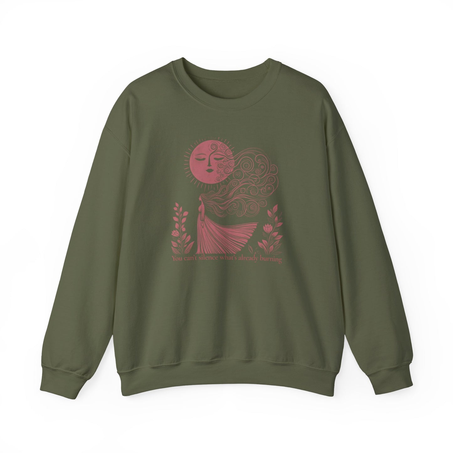The Eternal Flame Celestial Art Sweatshirt | Mystic Den