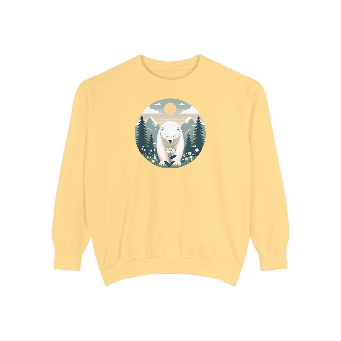 Polar Bear Alpine Comfort Colors Sweatshirt