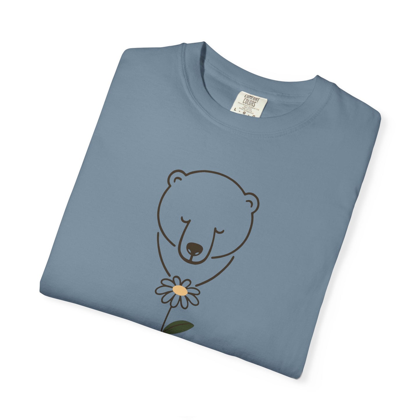 Polar Bear Daisy Comfort Colors Tee