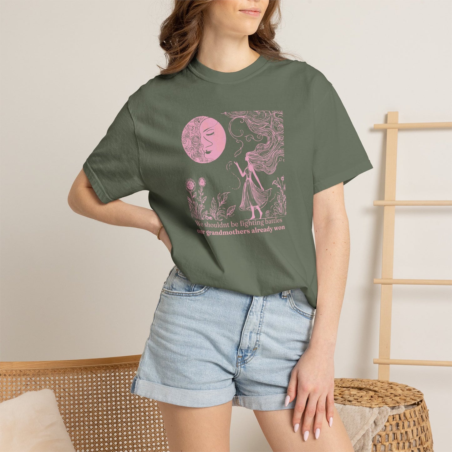 We Shouldn’t Be Fighting Battles Comfort Colors Tee Description