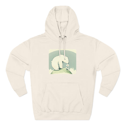 Polar Bear  Wildflower Hoodie