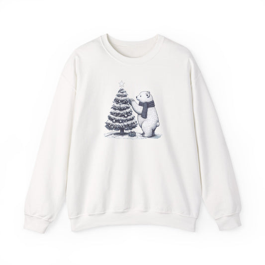 Arctic Christmas Polar Bear Sweatshirt | Polar Den Edition