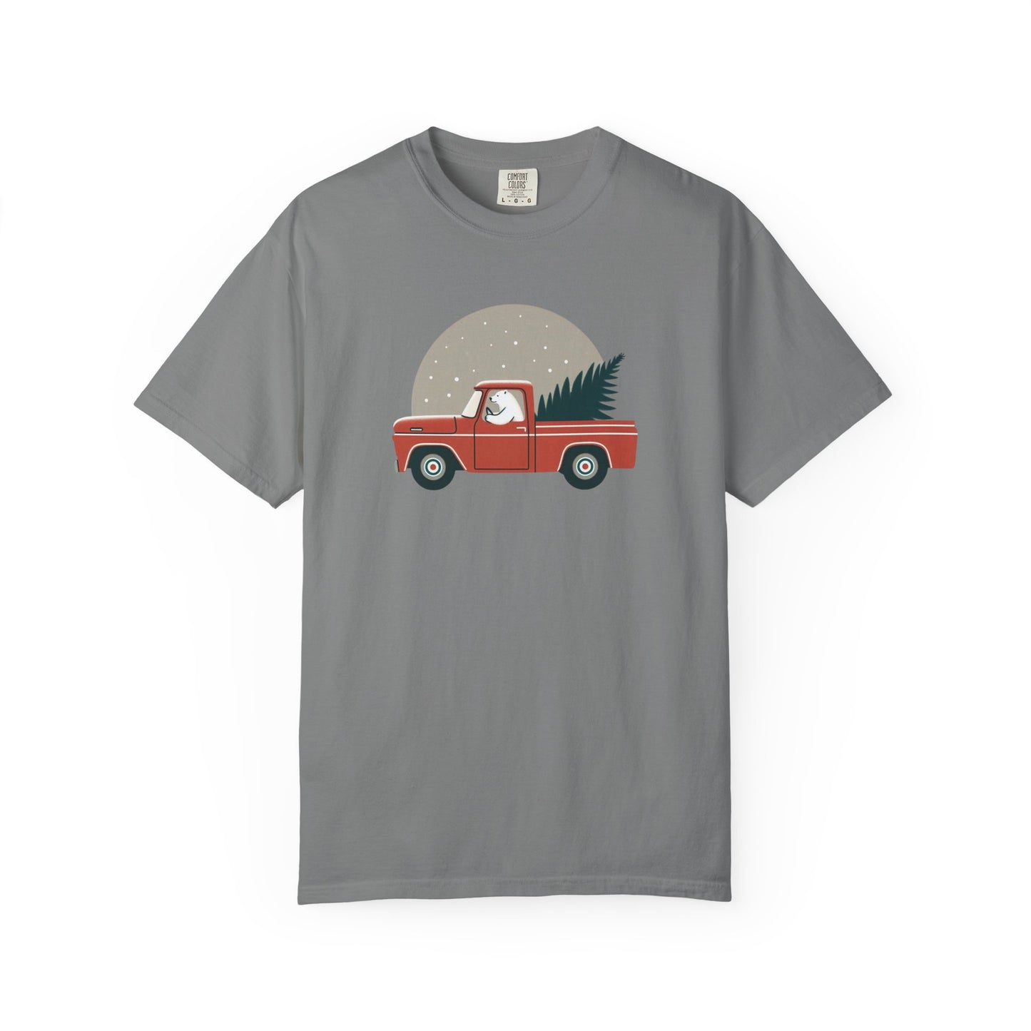 Vintage Polar Bear Christmas Truck Tee