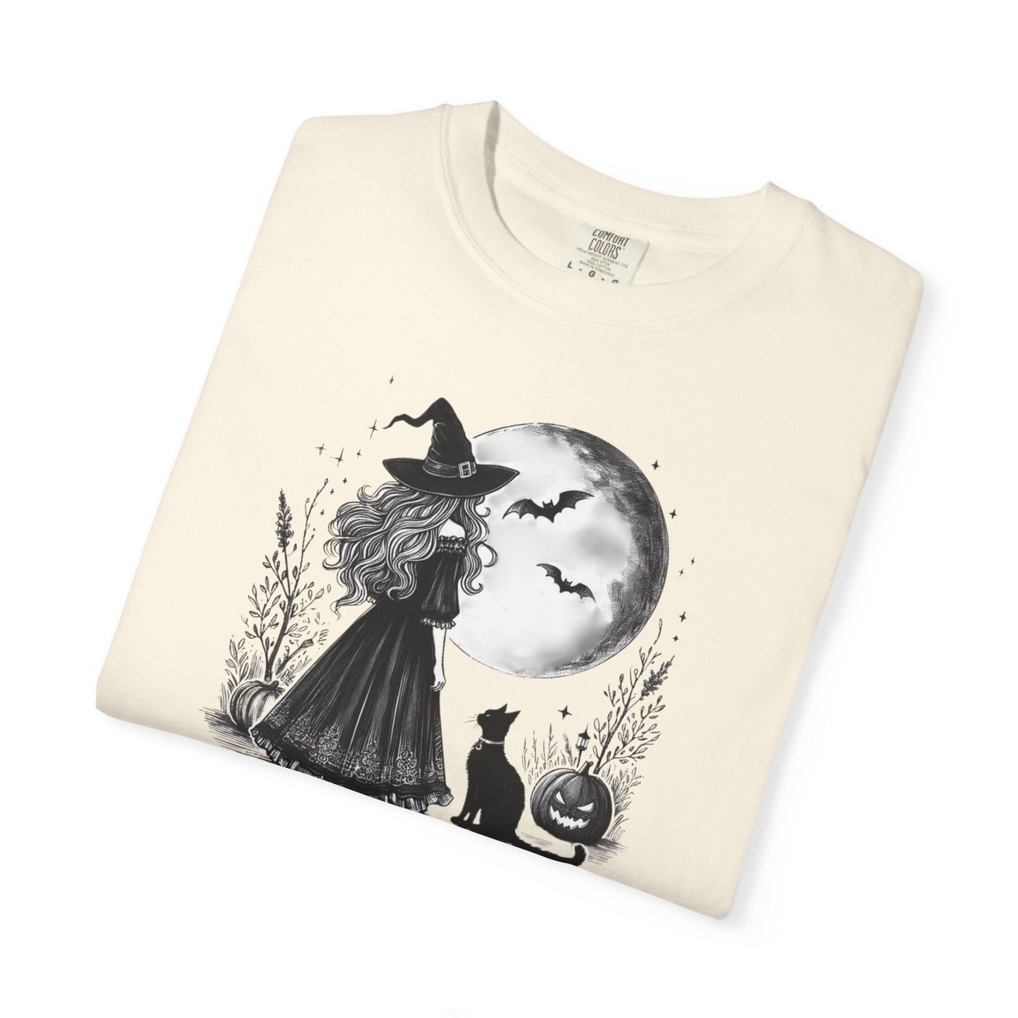 Comfort Colors Halloween Witch Moon Tee