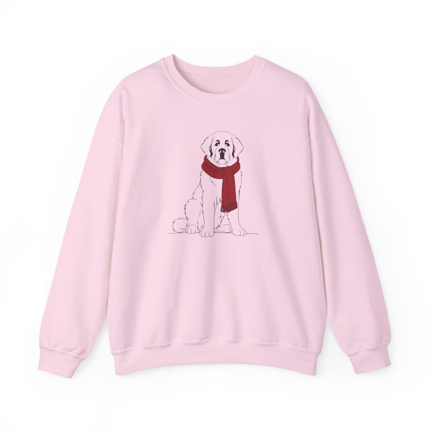 Saint Bernard Winter Scarf Sweatshirt