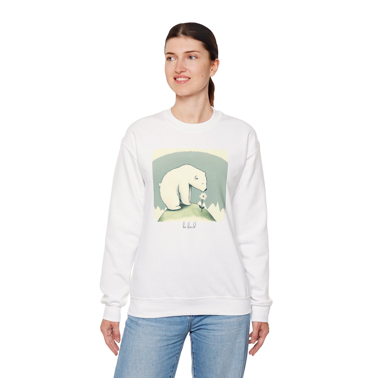 Be Kind Polar Bear Sweatshirt | Polar Den
