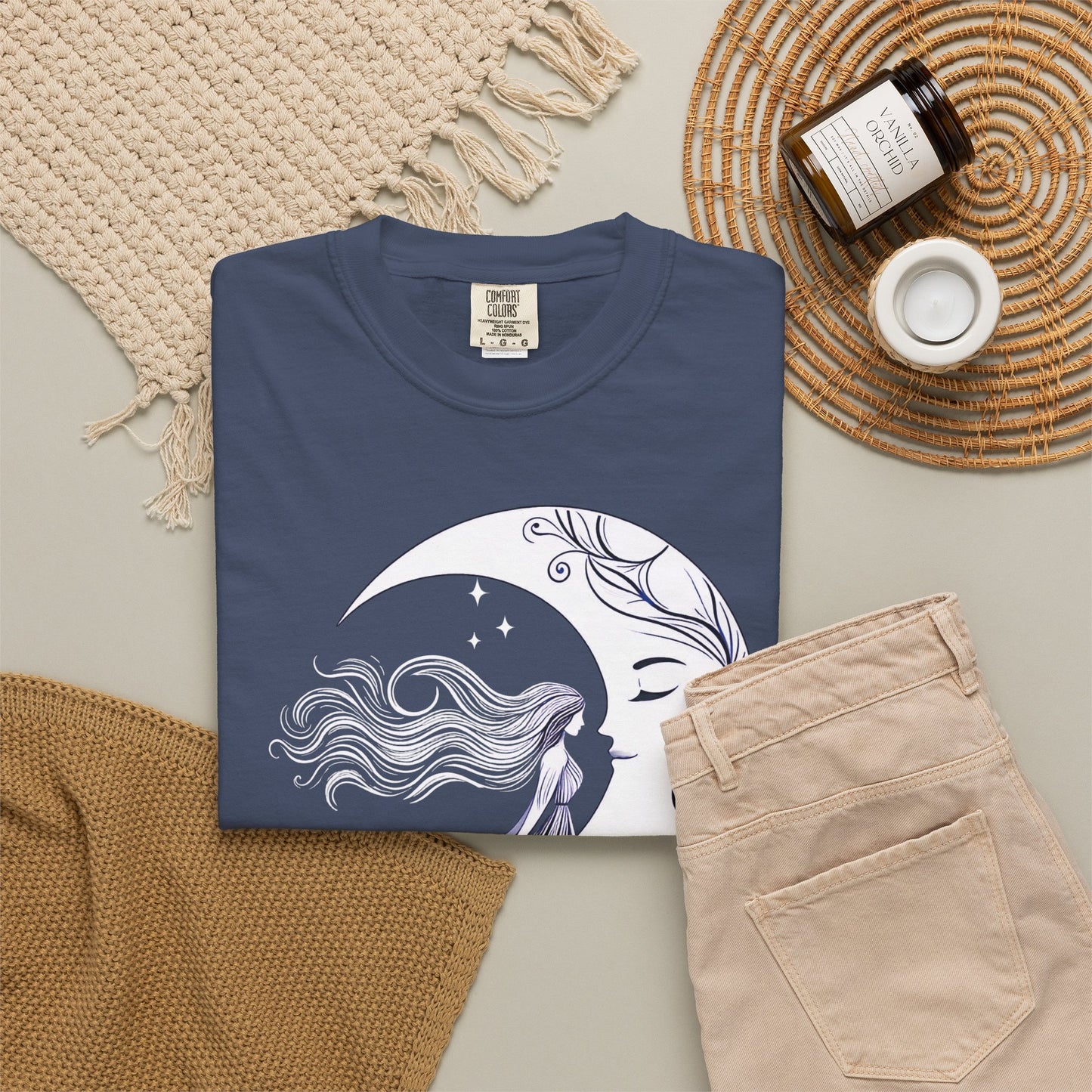 Moon Goddess T-Shirt — "She Remembered Who She Was" Inspirational Graphic Tee