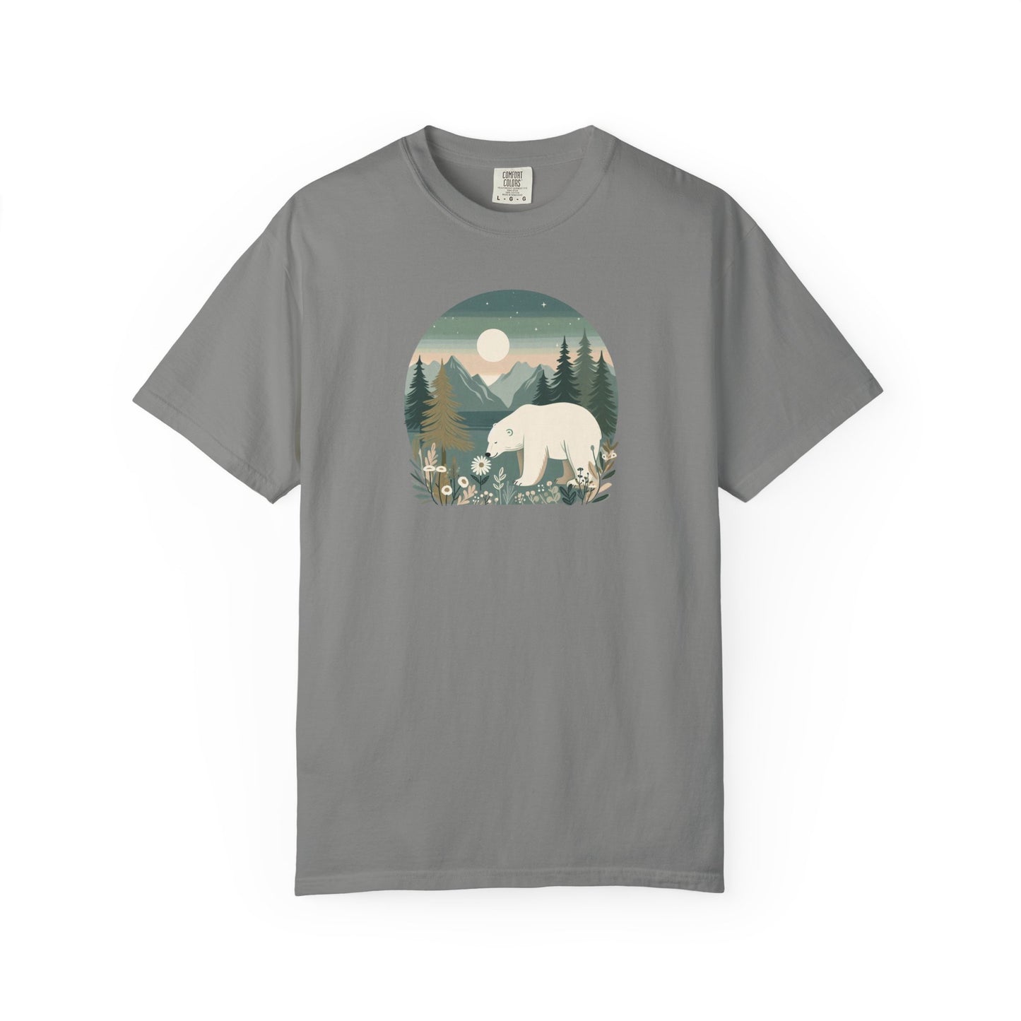 Polar Bear Wilderness Comfort Colors Tee