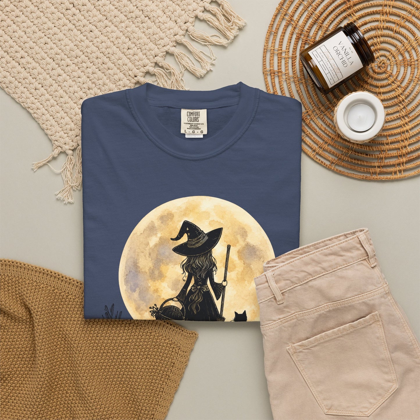 It's a Put on the Hat Kind of Day | Comfort Colors® Witch Graphic T-Shirt