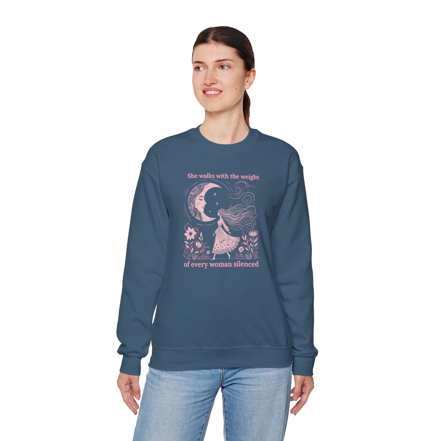 The Silenced Weight Celestial Premium Sweatshirt |Mystic Den