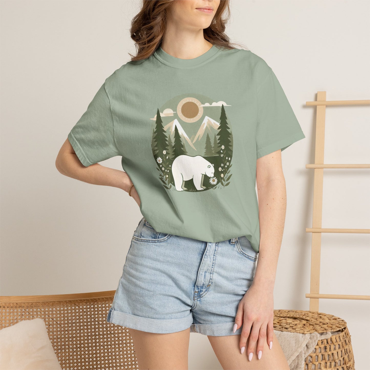 Mountain Meadow Polar Bear Tee