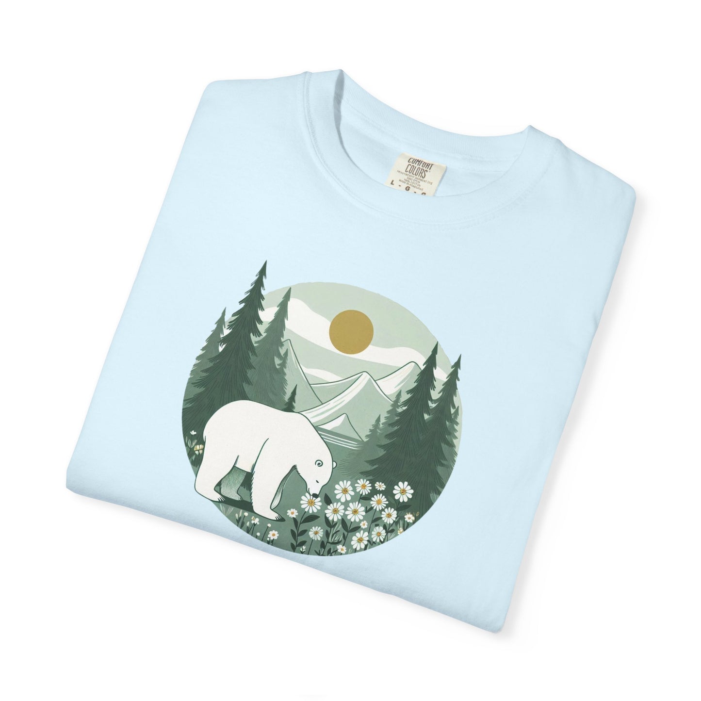 Polar Bear Mountain Meadow Comfort Colors Tee