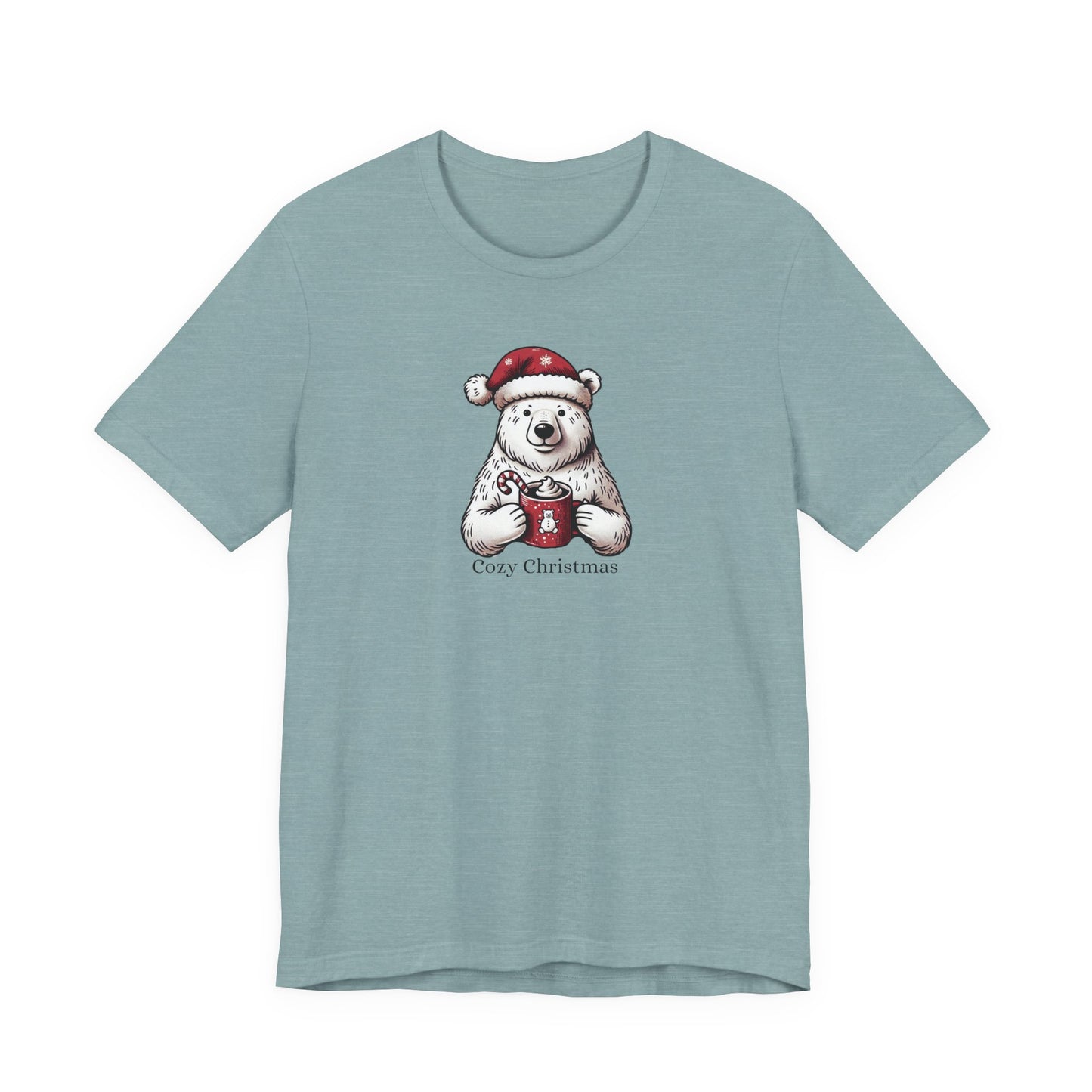 Cozy Christmas Bear Mug Tee