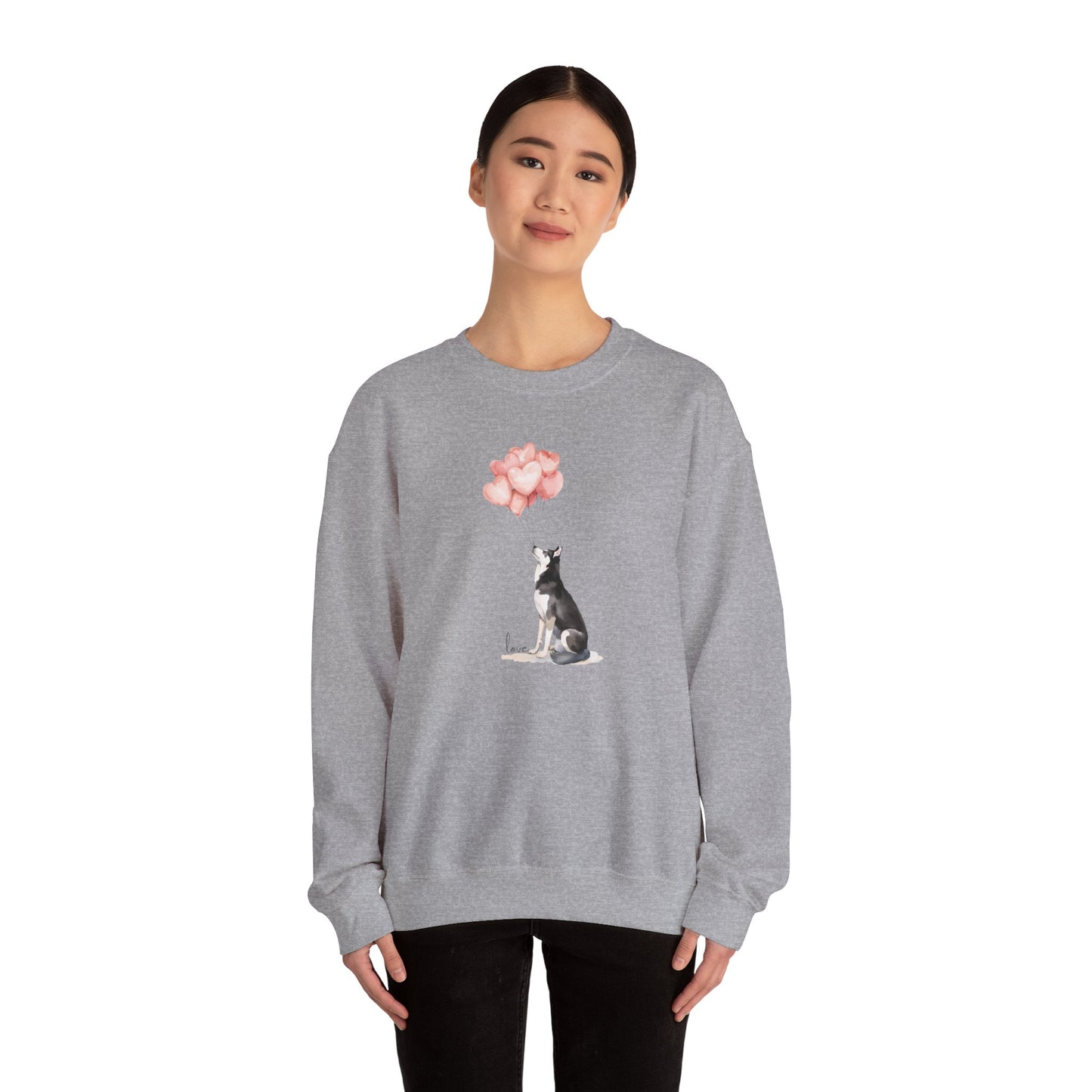 The Infinite Affection Husky Art Sweatshirt | Storybook Den