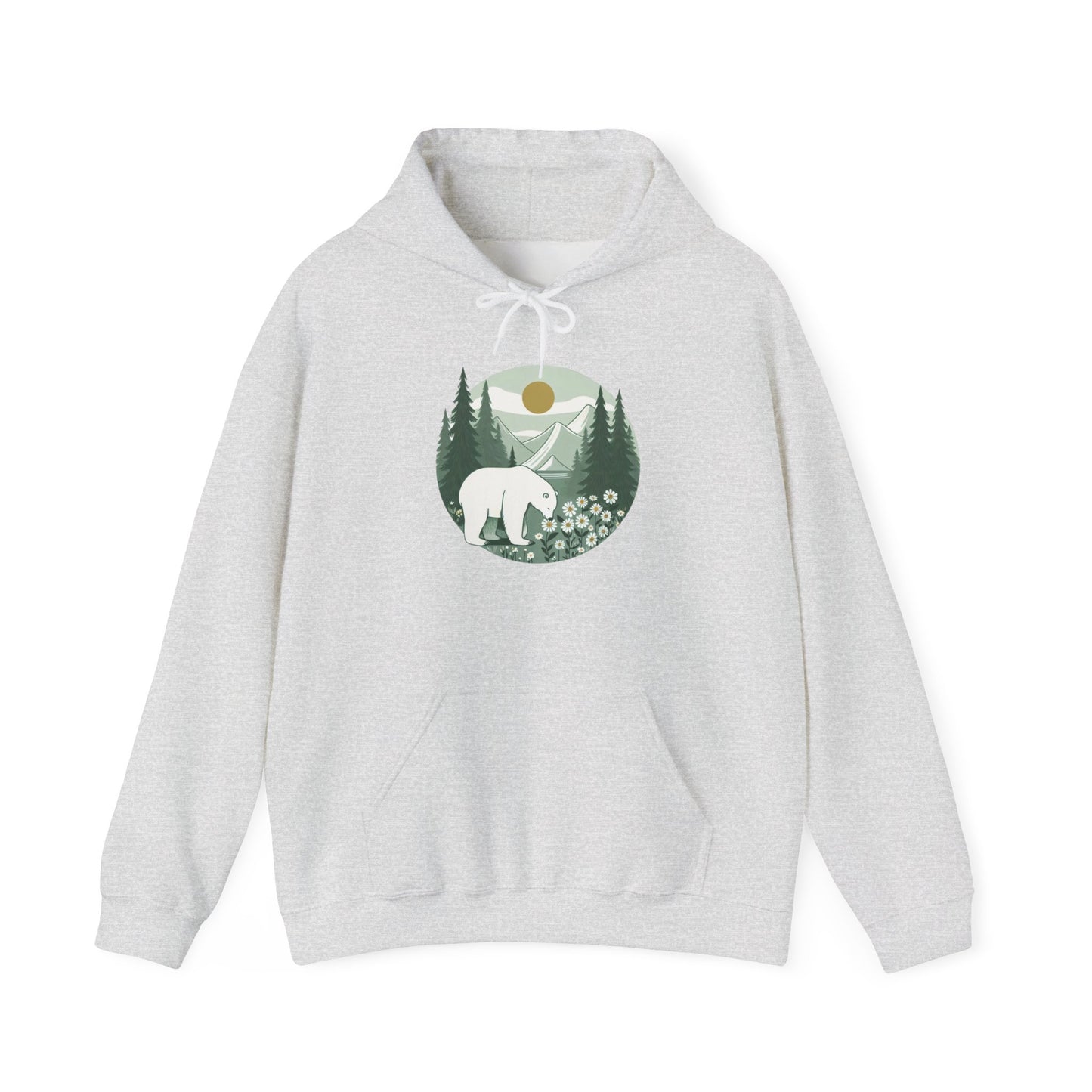Polar Bear in the Pines Hoodie | Polar Den Edition