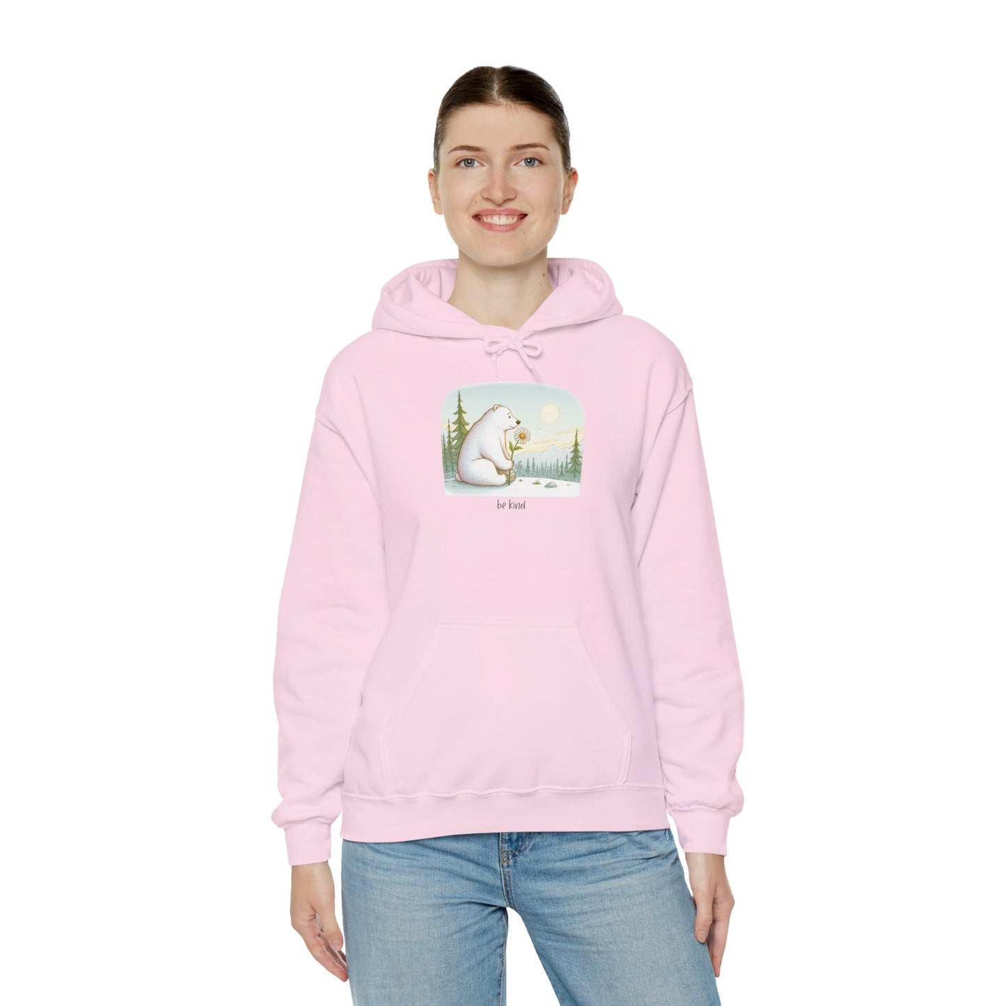 Be Kind Polar Bear Hoodie | Polar Den