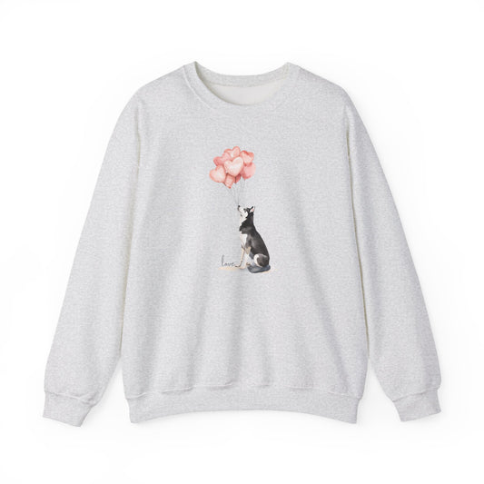 The Infinite Affection Husky Art Sweatshirt | Storybook Den