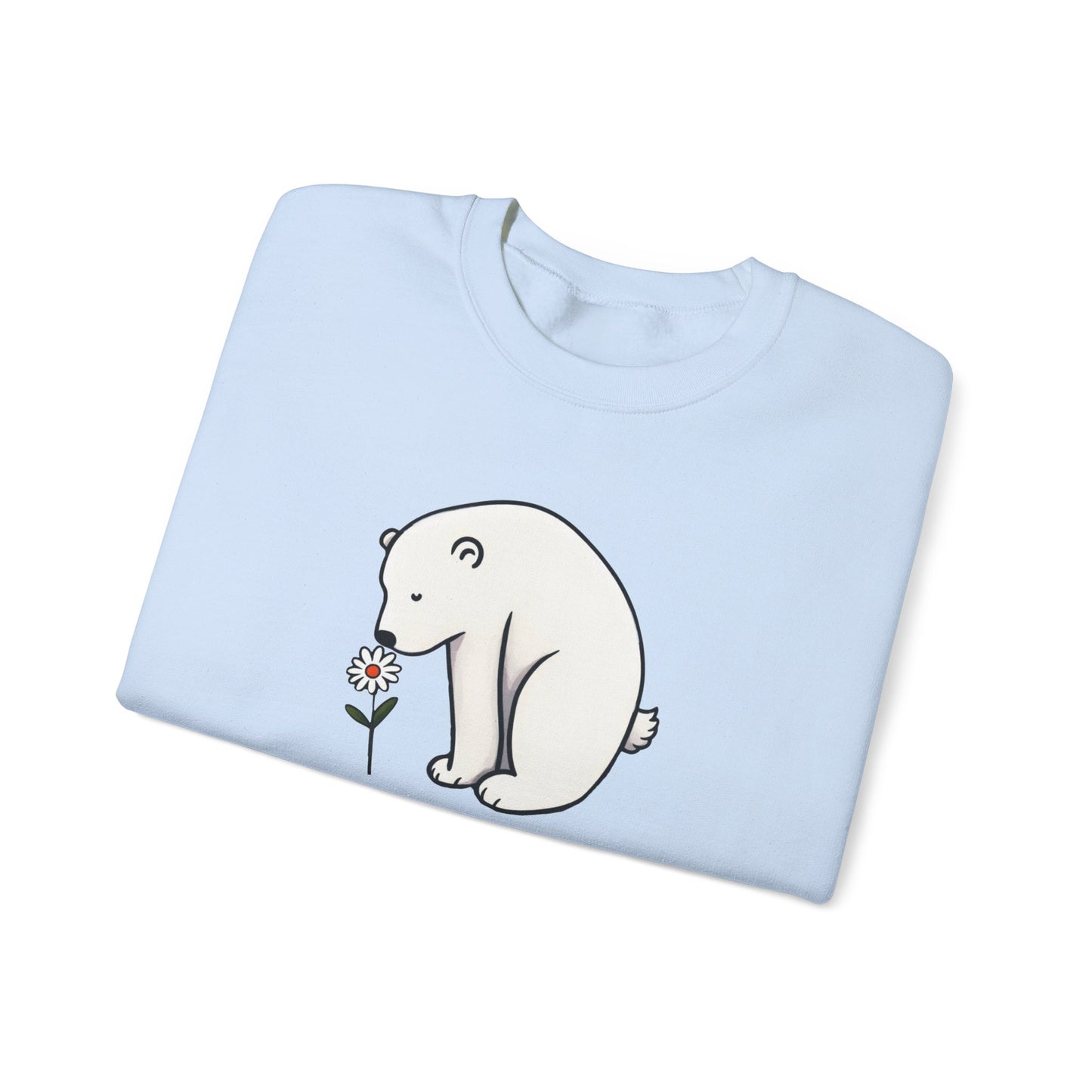 Polar Bear Daisy Sweatshirt | Polar Den Edition