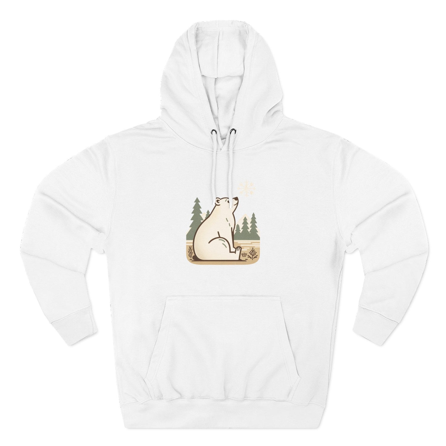 Polar Bear Snowflake Hoodie