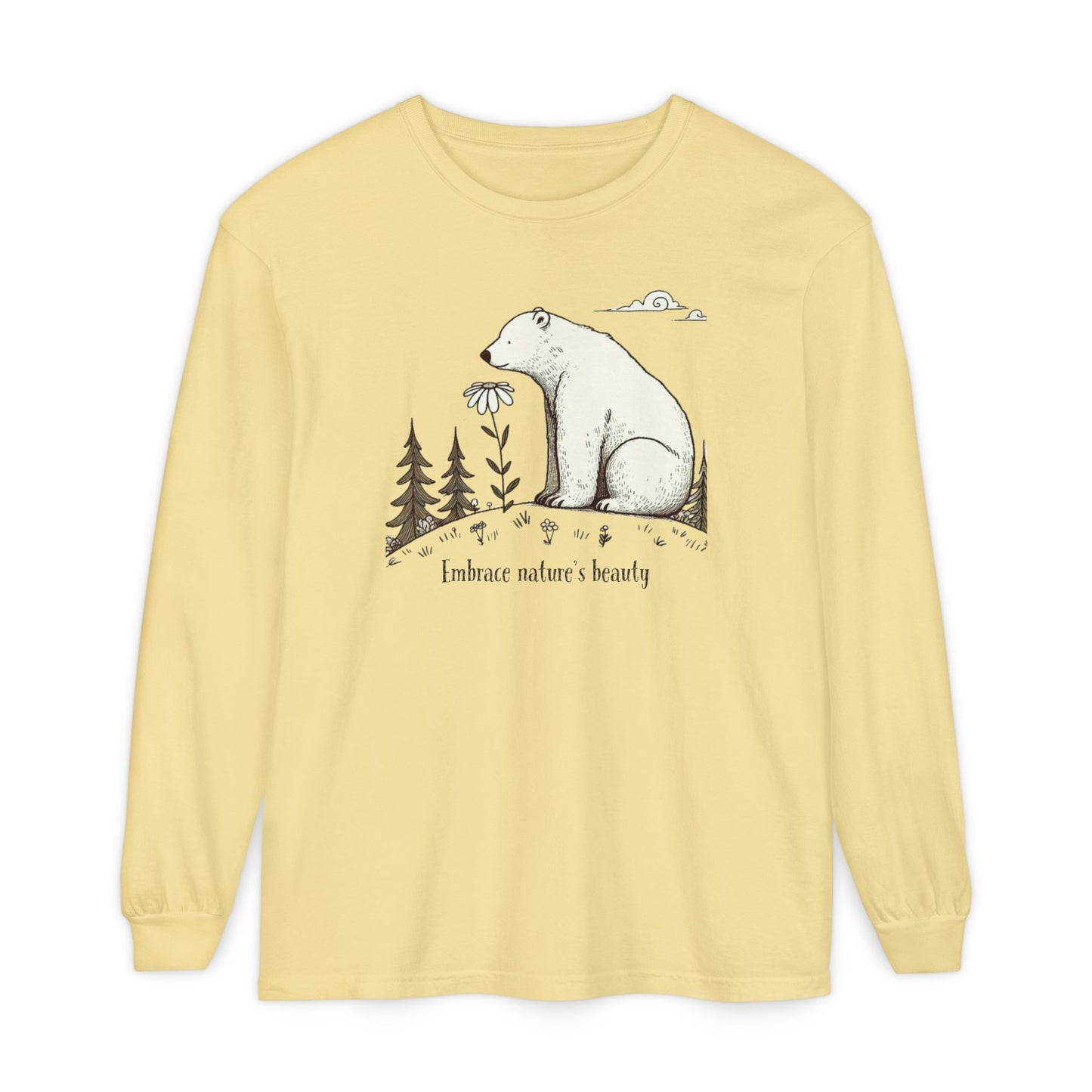 Embrace Nature Long-Sleeve Tee | Storybook Bear Edition