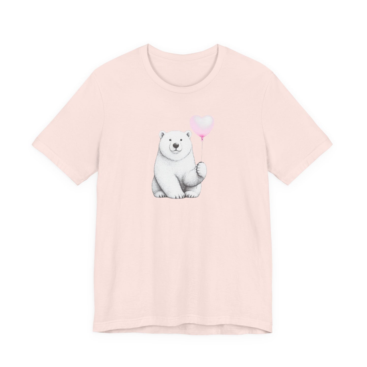 Polar Bear Holding a Balloon Tee