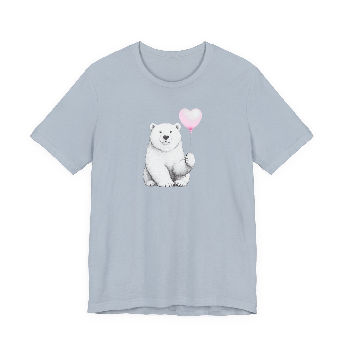 Polar Bear Holding a Balloon Tee