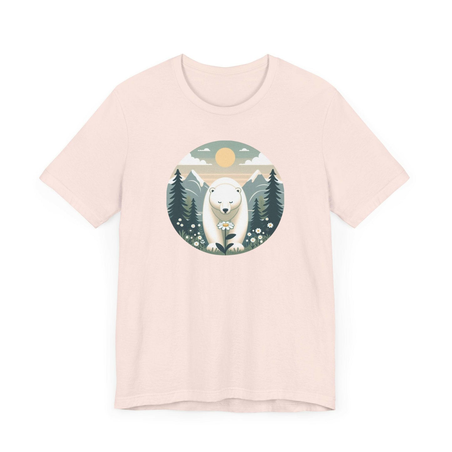 Polar Bear Tee - Cozy Nature-Inspired T-Shirt for Animal Lovers