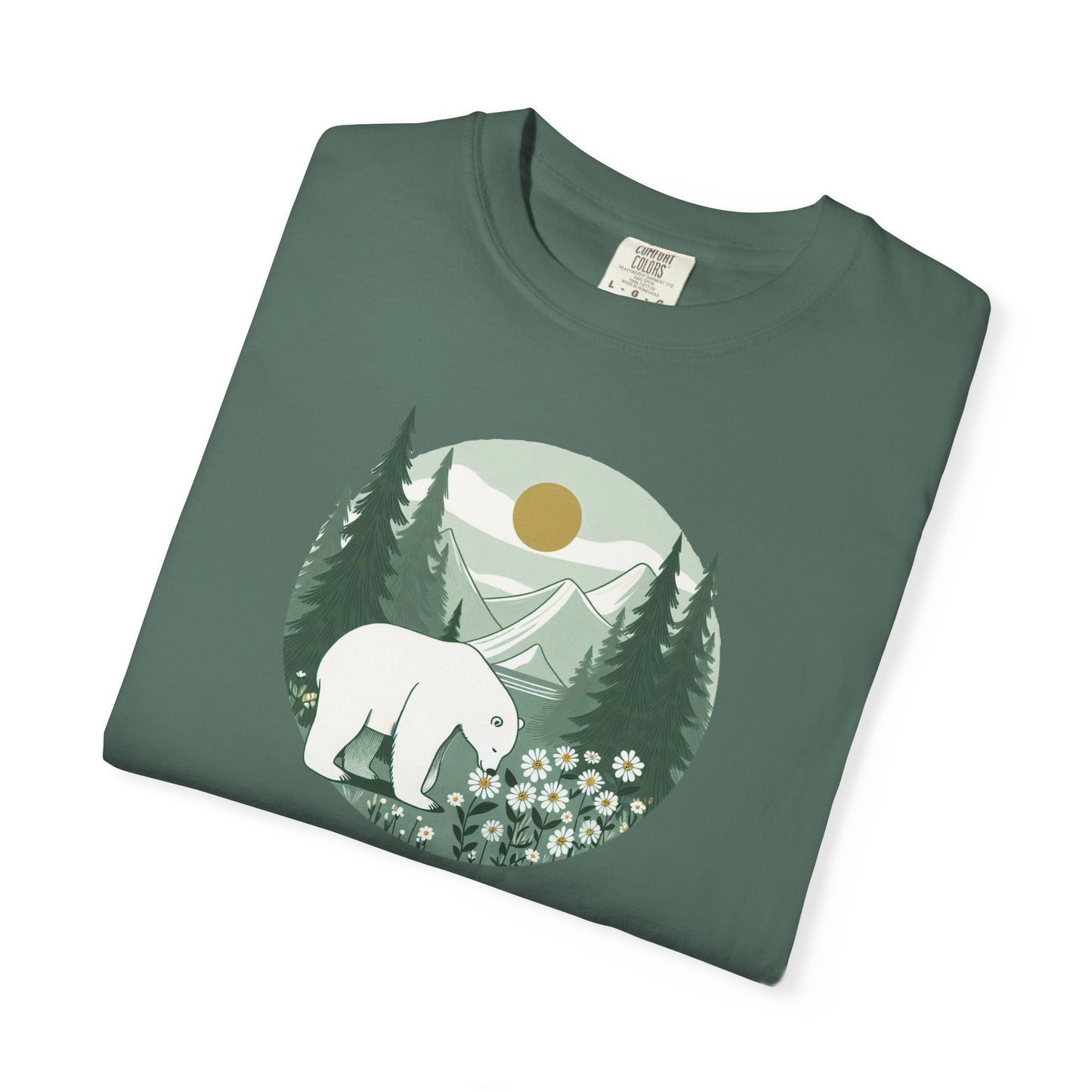 Polar Bear Mountain Meadow Comfort Colors Tee