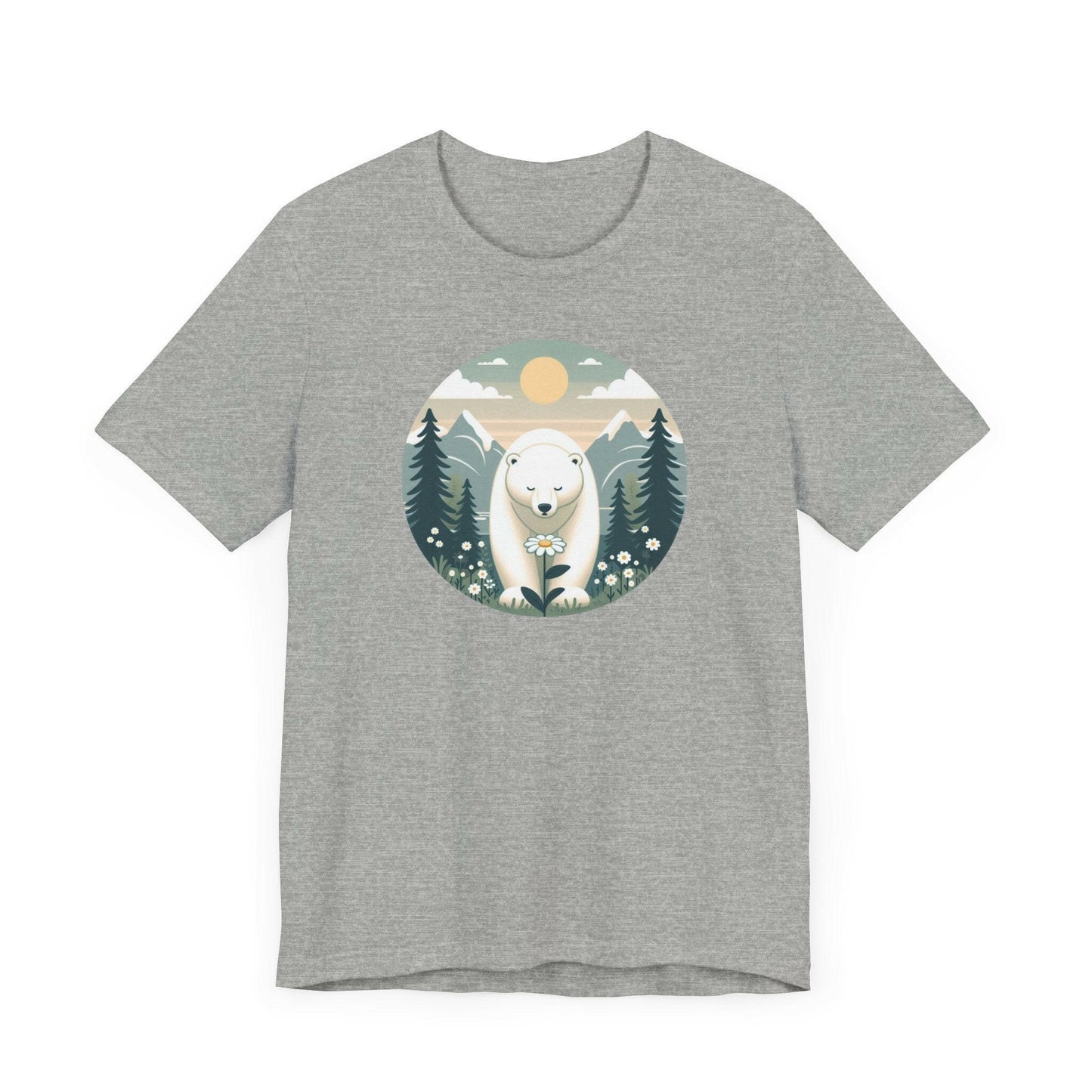 Polar Bear Tee - Cozy Nature-Inspired T-Shirt for Animal Lovers