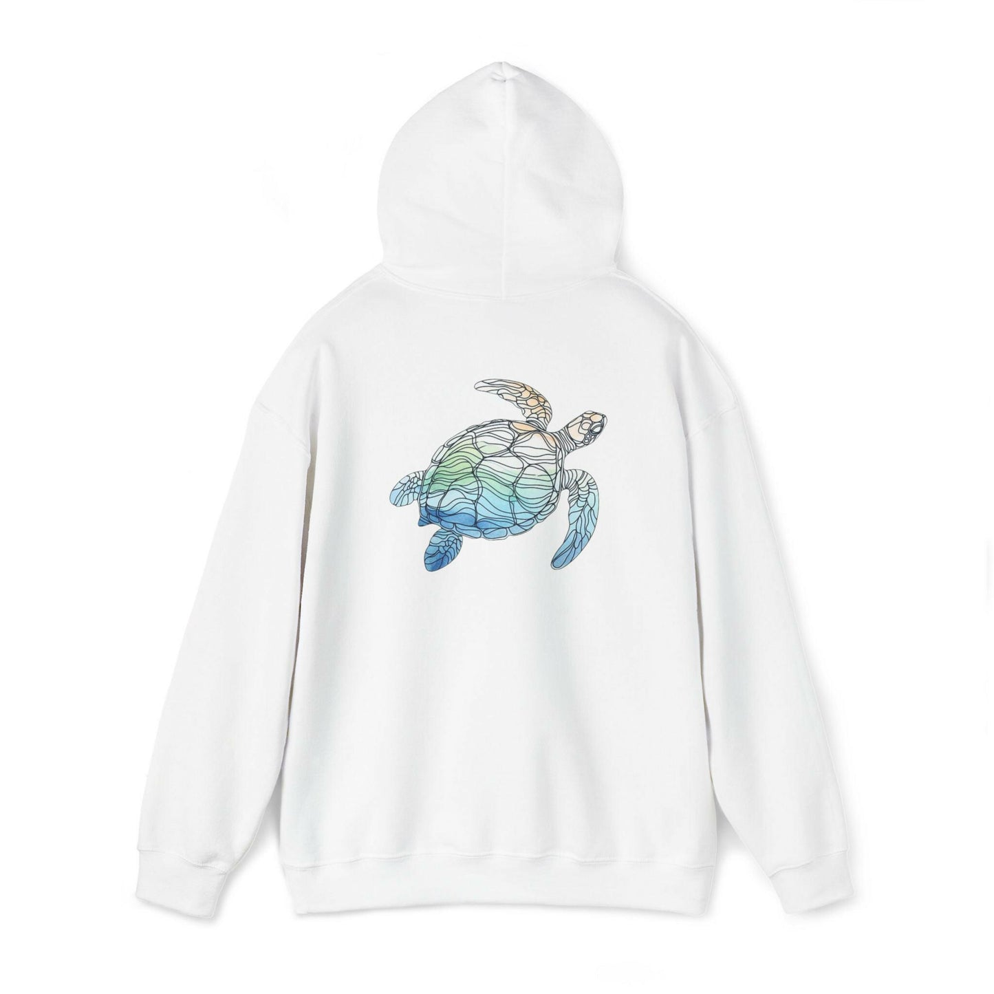 Serene Sea Turtle Hoodie - Oceanic Unisex Sweatshirt