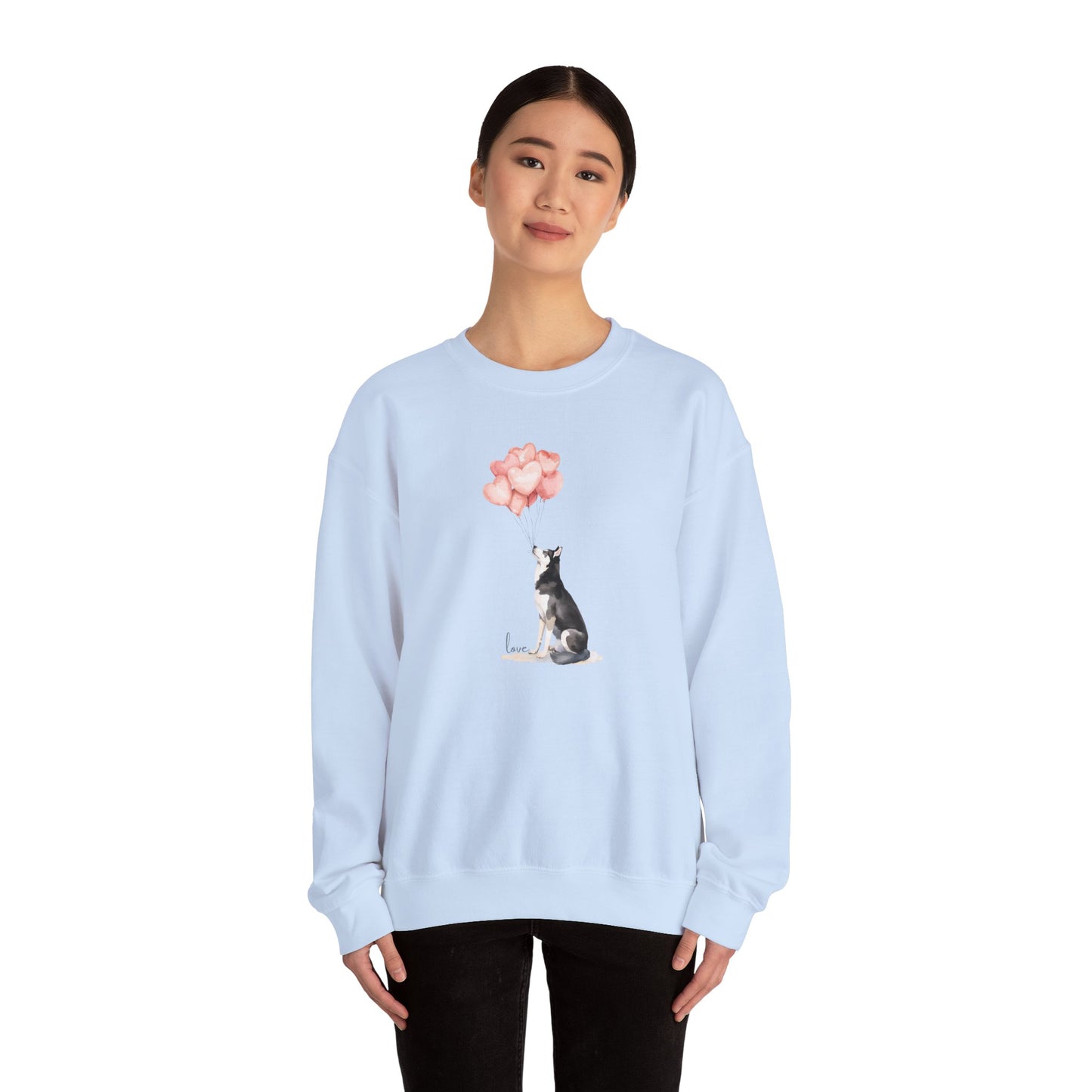 The Infinite Affection Husky Art Sweatshirt | Storybook Den
