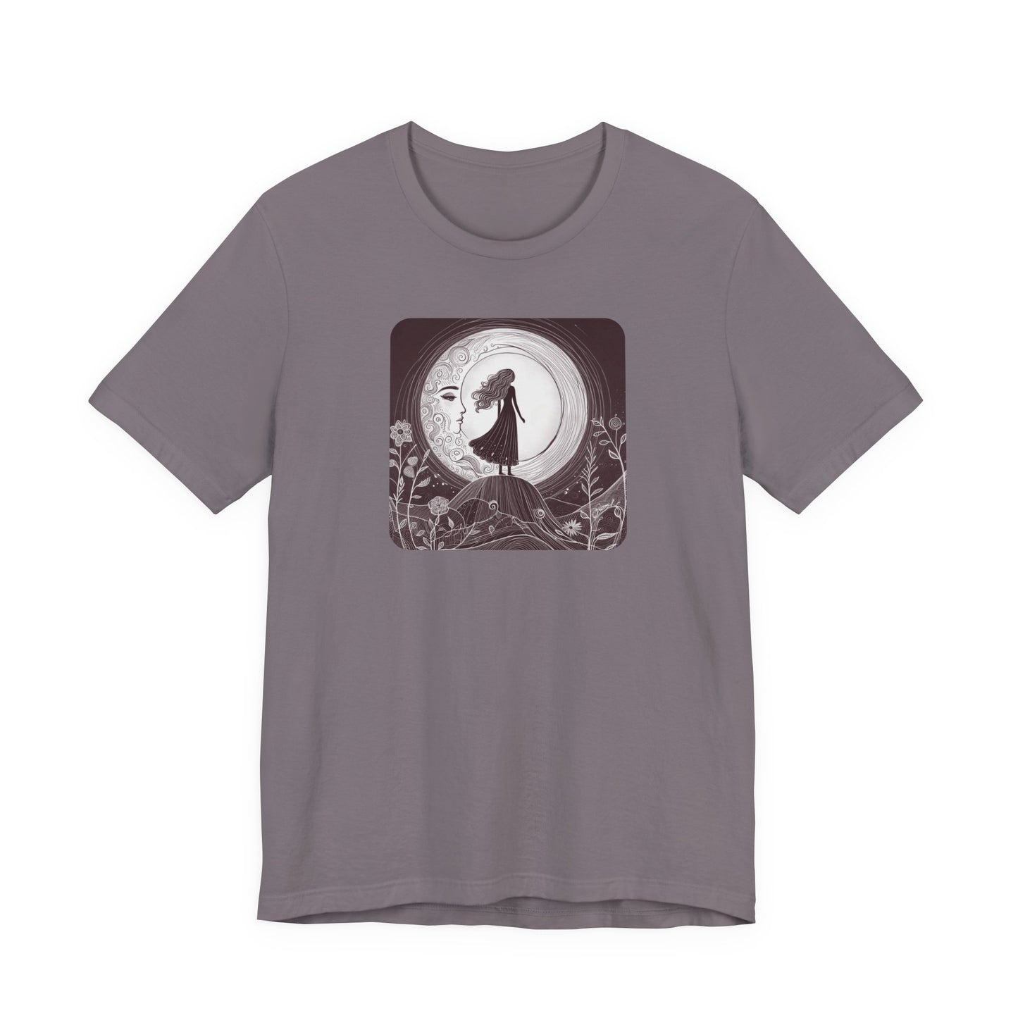The Lunar Traveler Art-Only Premium Tee | Mystic Den Signature Series