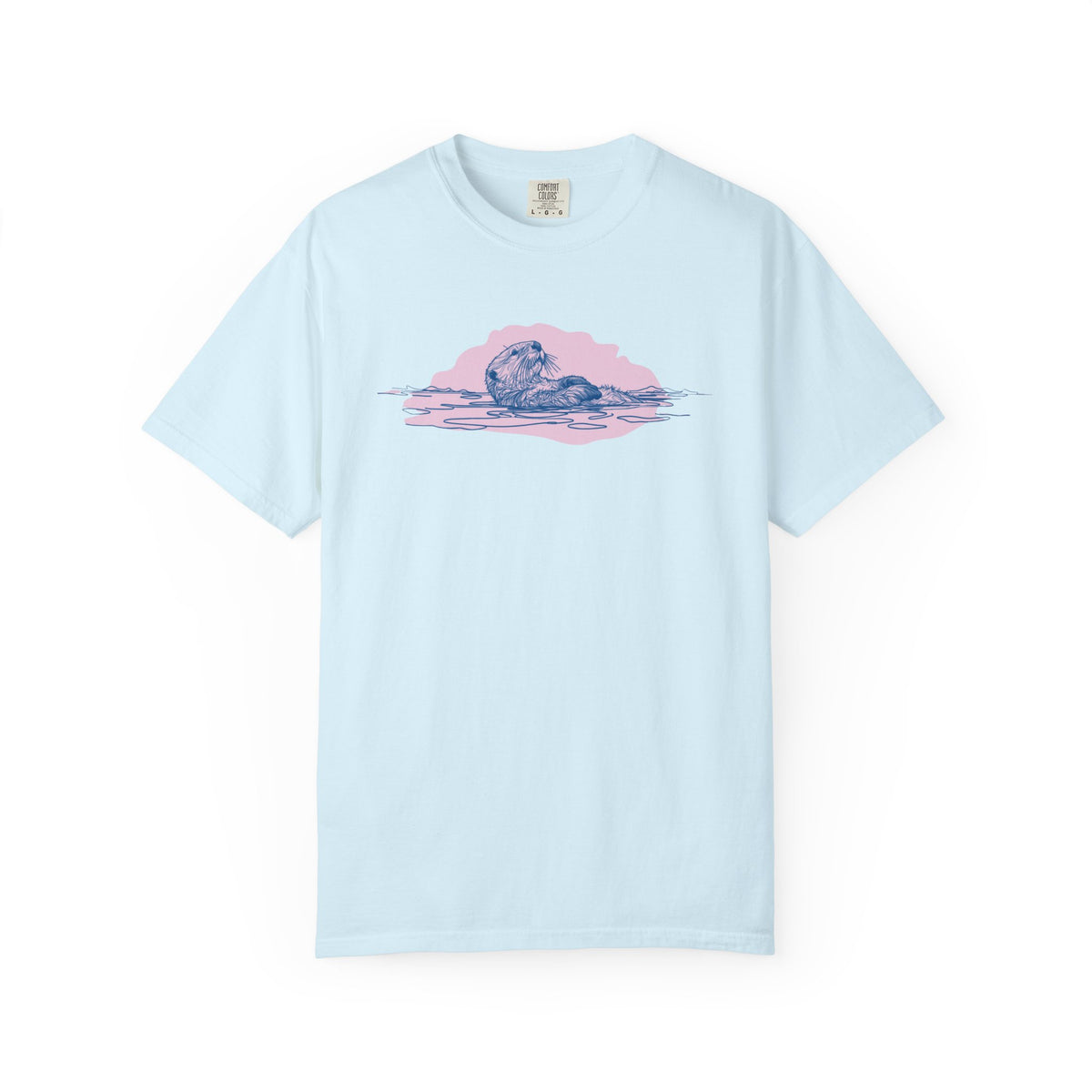 Sea Otter T-Shirt | Floating Otter Comfort Colors Tee