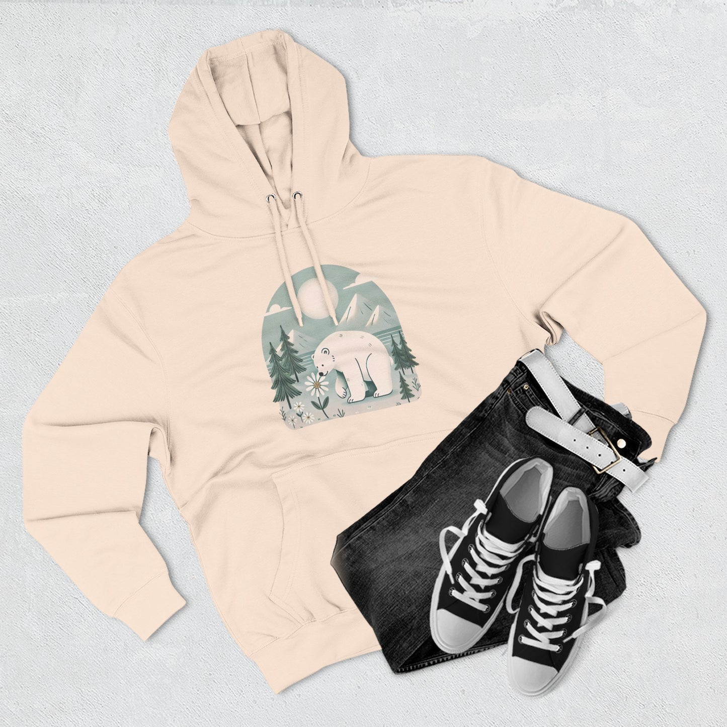 Polar Bear Meadow Hoodie