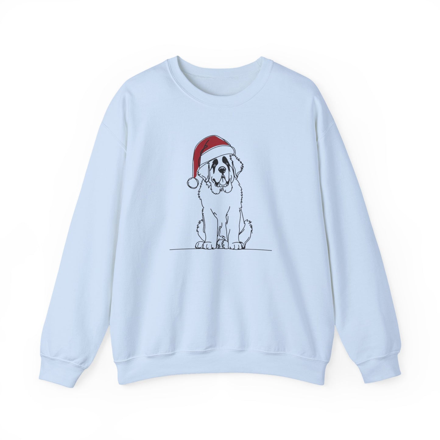 "Santa Bernard" Holiday Sketch Sweatshirt | Holiday Den