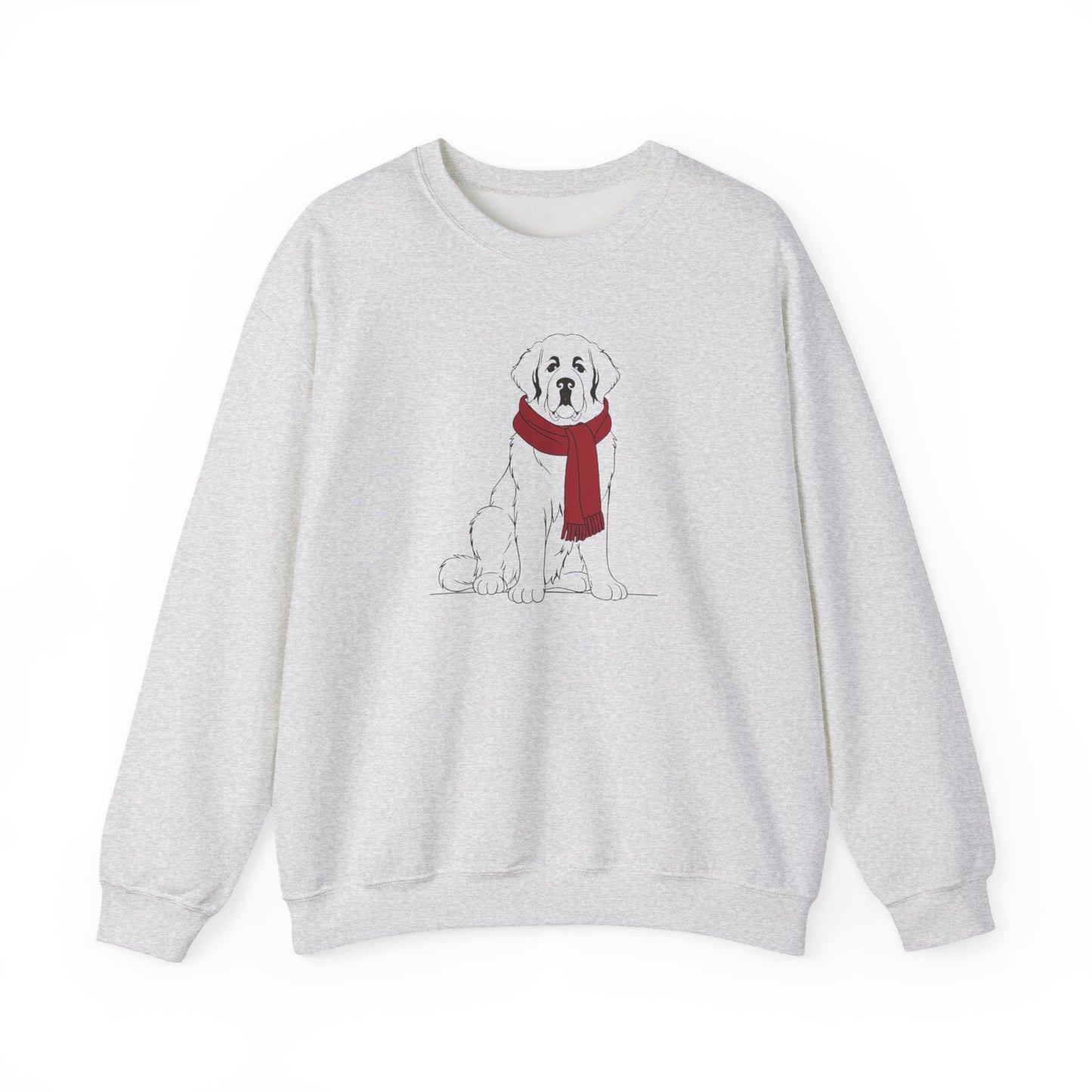 Saint Bernard Winter Scarf Sweatshirt