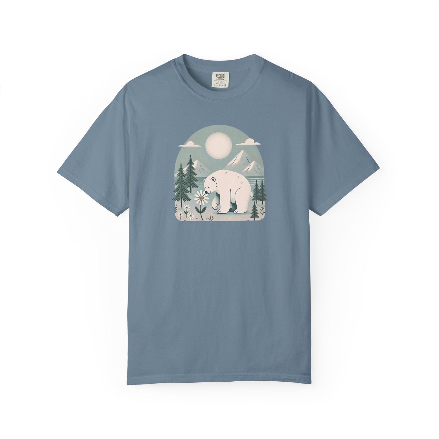 Polar Bear Meadow Comfort Colors Tee