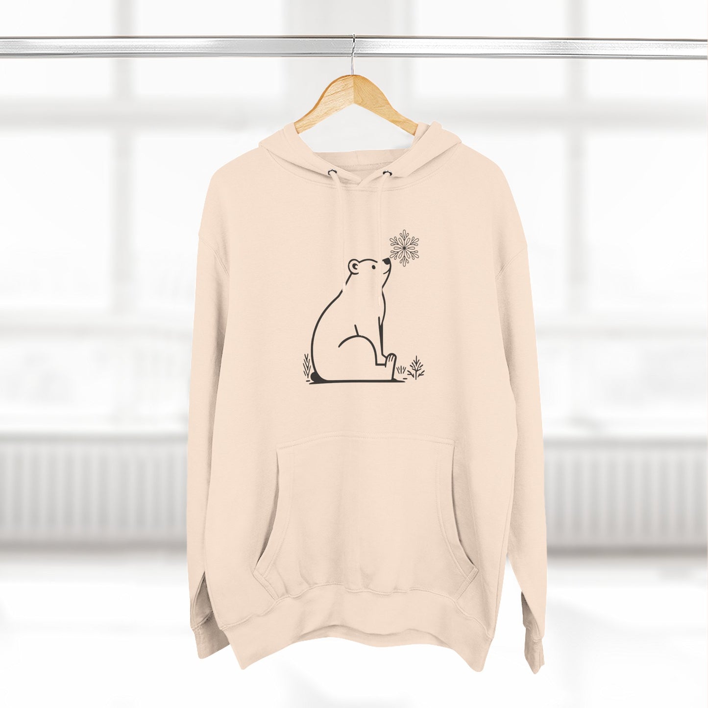 Snowflake Polar Bear Hoodie